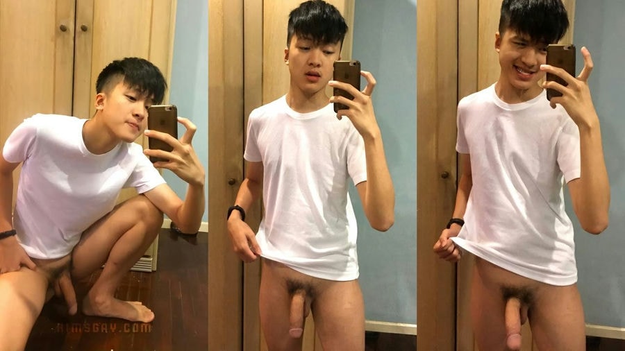 Cute boy China masturbate